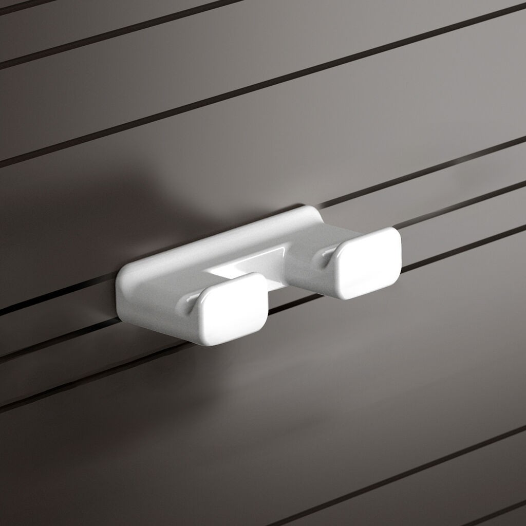 CeraStyle Dvostruka vešalica Defne, Bela