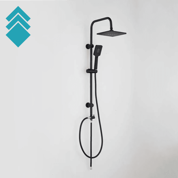 Diplon Usponski tuš Quadro BGQ1614BL, Crni