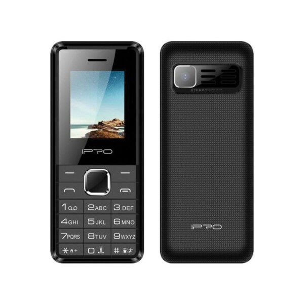 IPRO Mobilni telefon A18, LCD 1.77'', 2G/GSM, 32MB/32MB, BT, FM, Dual-SIM, Black