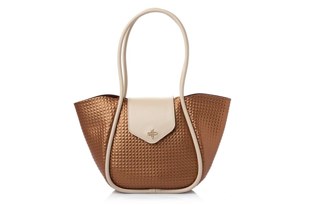 Lucky Bees Ženska torba Greta, Bakarne boje