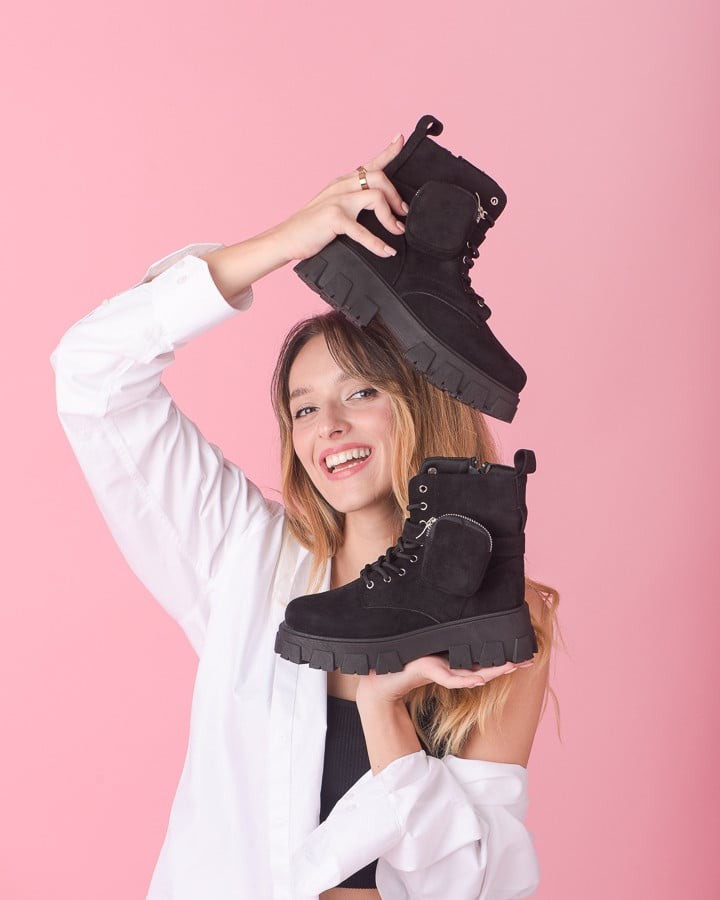 Emelie Strandberg Ženske čizme B64, Crne