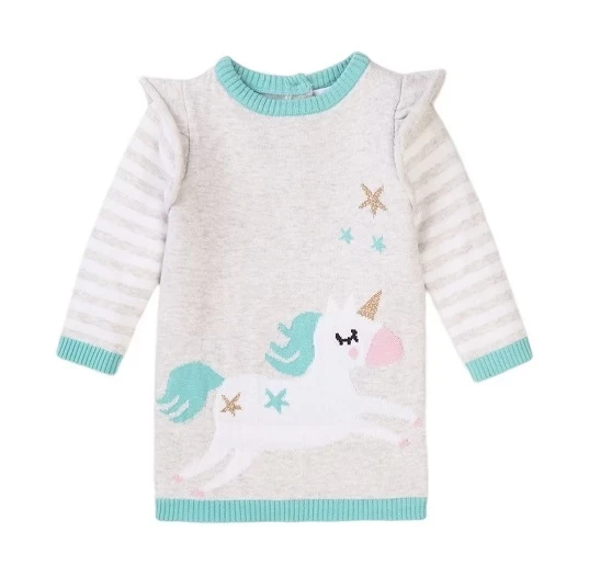 Minoti Haljina za bebe Magical, Bela