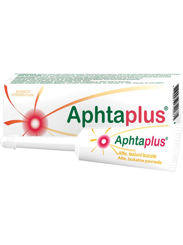 Vitrobio Aphtaplus Gel za afte i povrede u ustima, 10ml