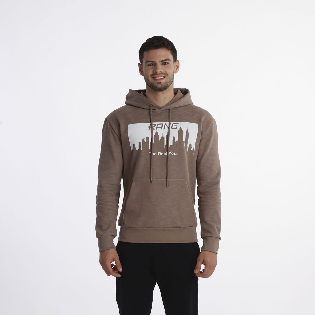 Rang Muški duks sa kapuljačom Caleb, Krem