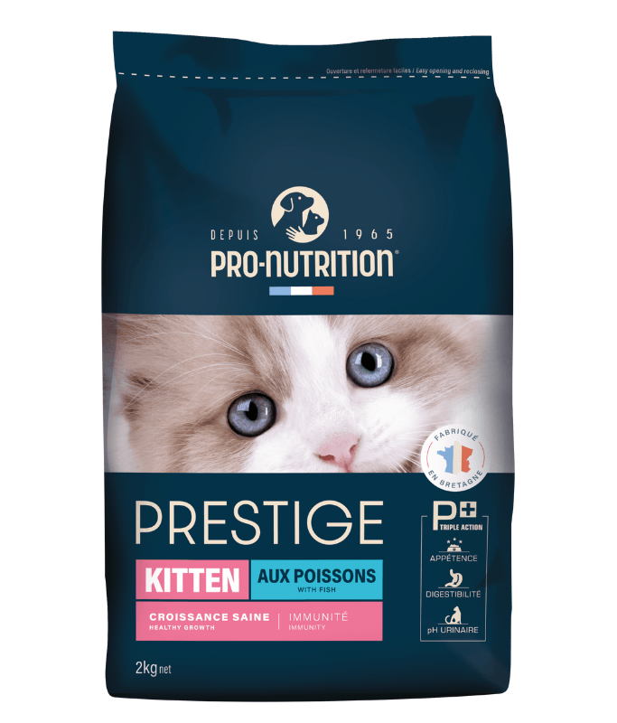 PRO-NUTRITION Suva hrana za mačke Prestige Kitten, Riba, 2kg