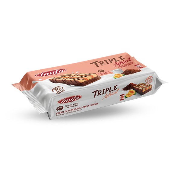 INSIFA Tortica Triple kajsija, 300g, 10 komada