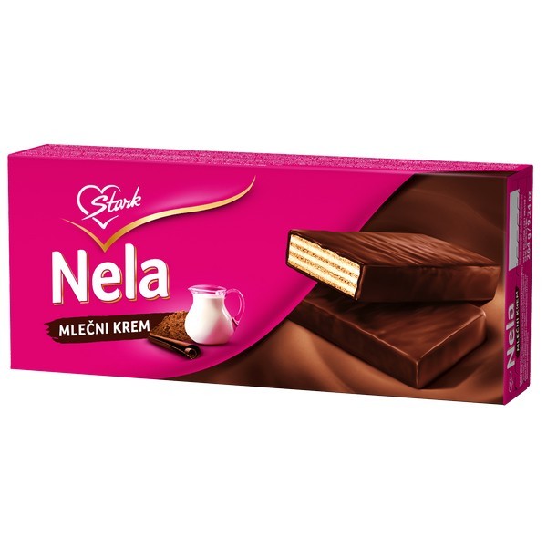 ŠTARK Napolitanka Nela sa mlečnim kremom i kakao prelivom, 264g