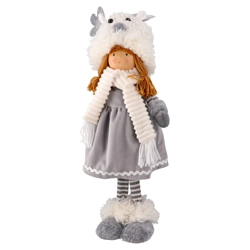 FESTA Novogodišnja figura Vila Cupid, 57cm, Siva