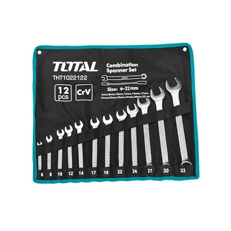 Total Set viljuškasto-okastih ključeva THT1022122, 12 komada