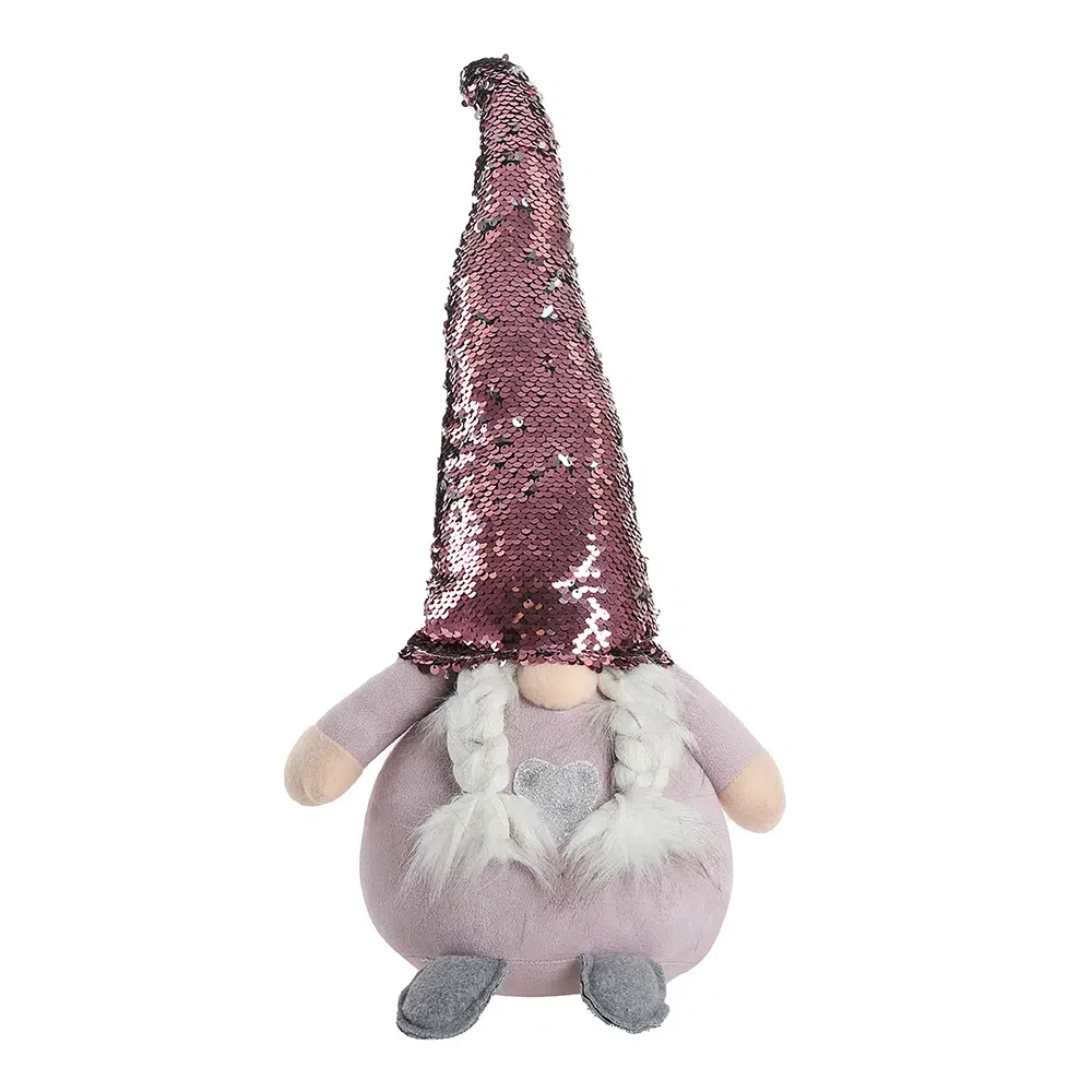 FESTA Novogodišnja figura Patuljak Devojčica Cupid 20, 56cm, Roze