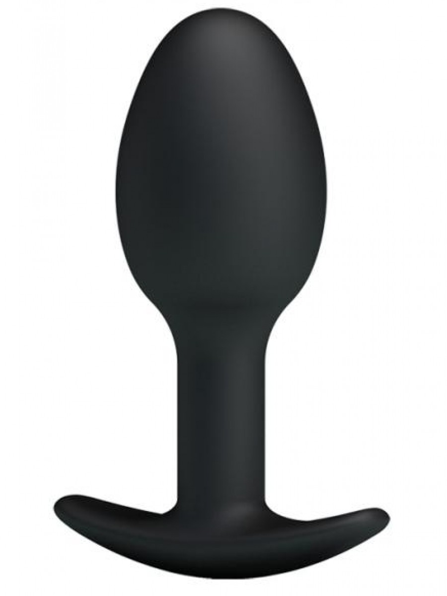 PRETTY LOVE Silikoska analna kupa, Crna