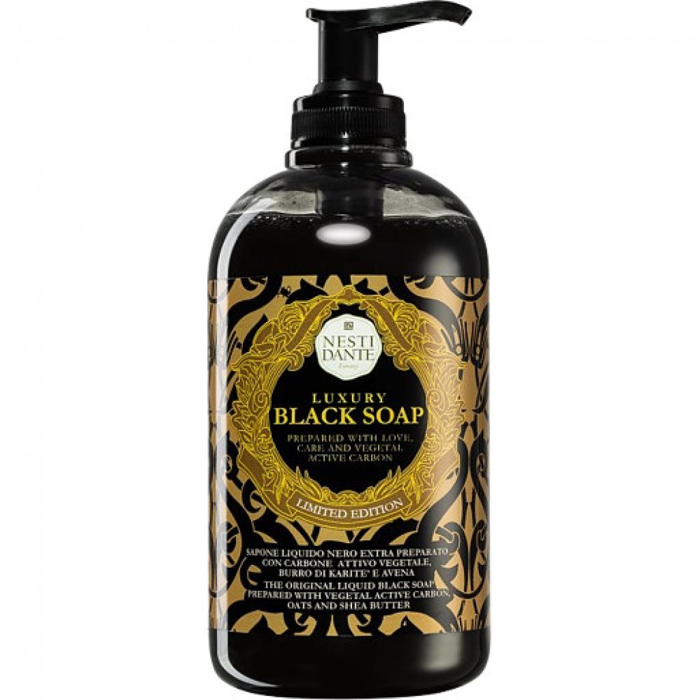 NESTI DANTE Crni tečni sapun Luxury, 500ml