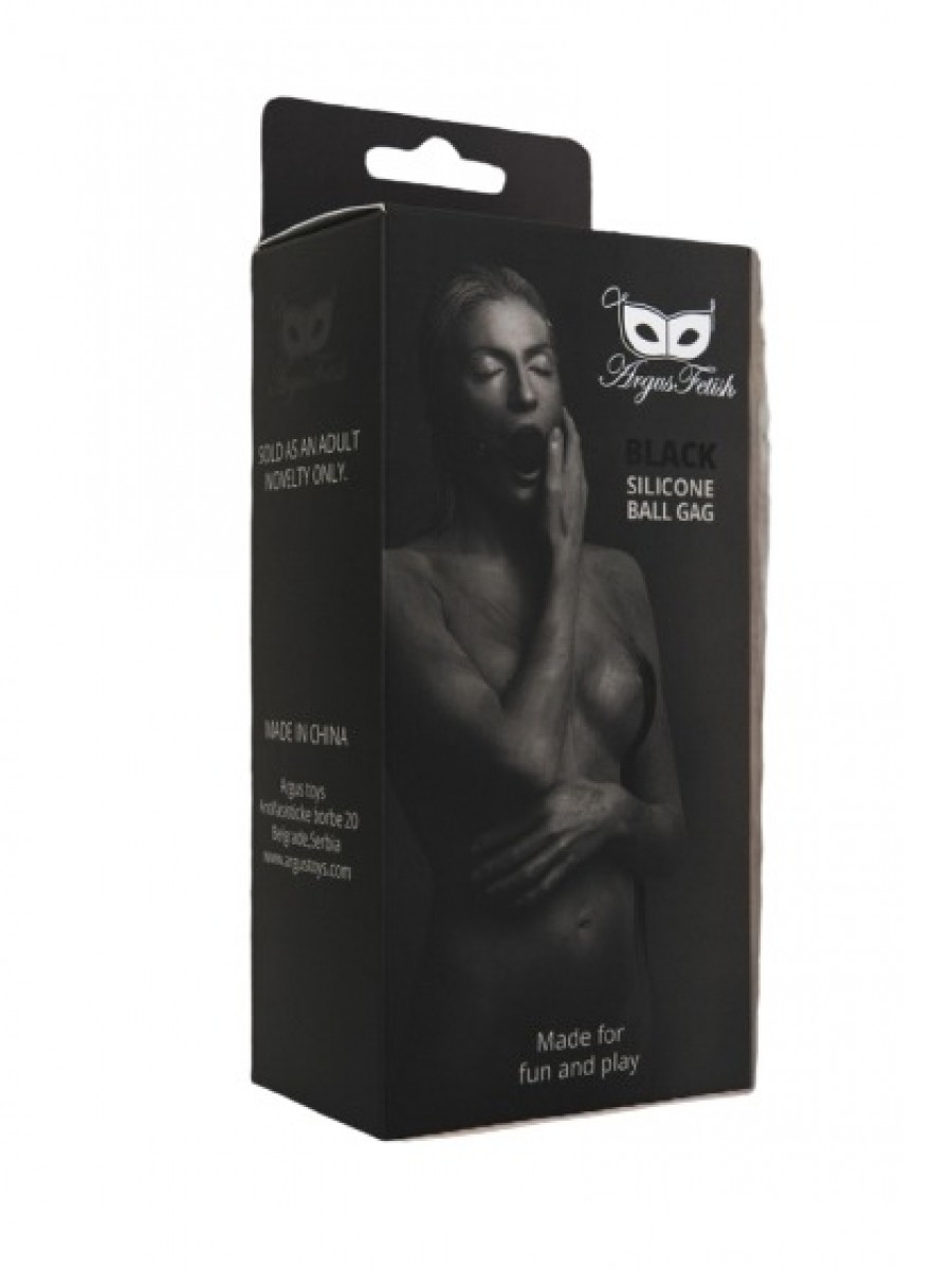 ARGUS Silikonska kugla za usta, Crna