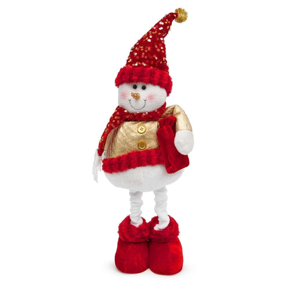 Novogodišnja figura Sneško belić C25-05, 75cm