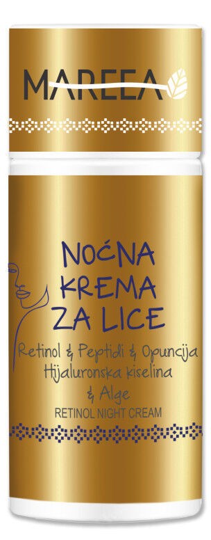 Mareea Noćna krema za lice sa retinolom, 50 ml