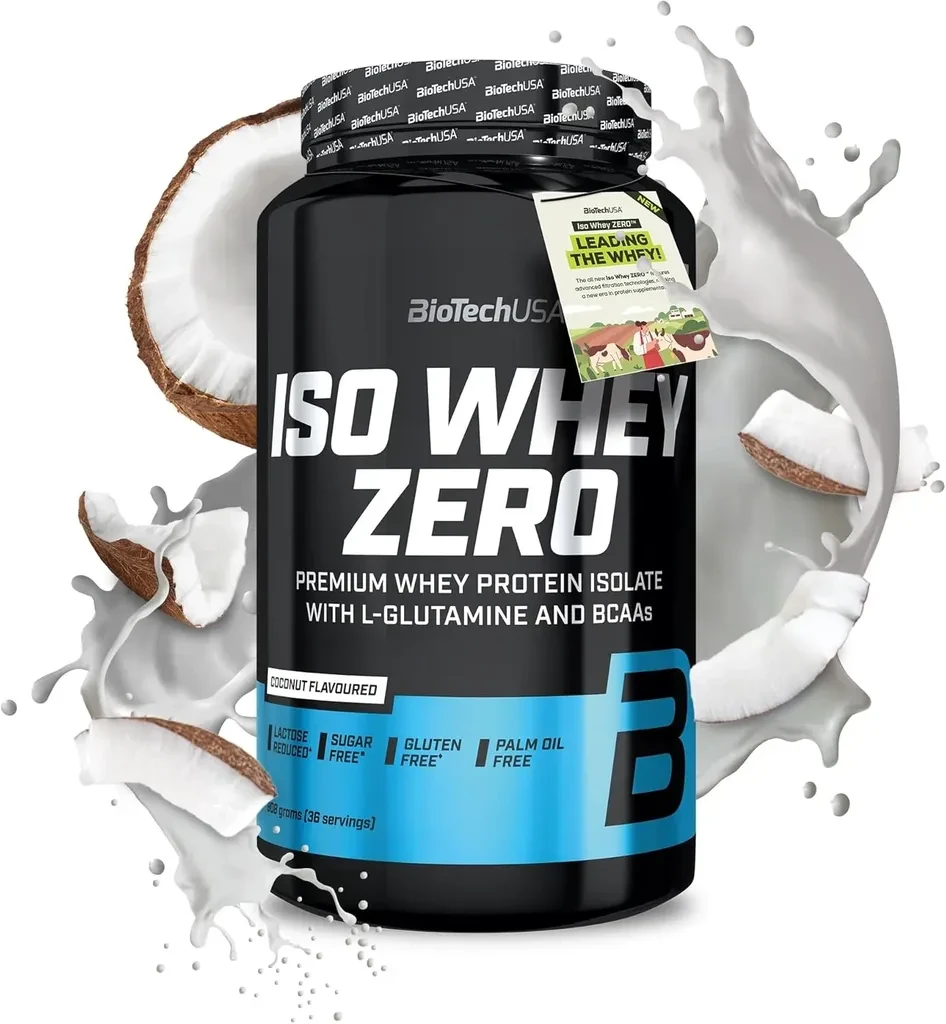 BioTechUSA Protein Iso Whey Zero, Kokos, 908 g