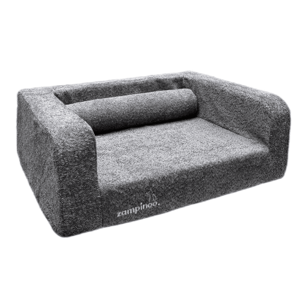 ZAMPINOO Sofa Miyo Premium Krevet za pse sa memorijskom penom, 90 x 70 x 30 cm, Siva