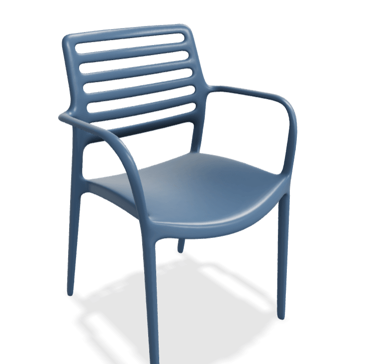 TILIA Baštenska stolica Louise XL, Plava