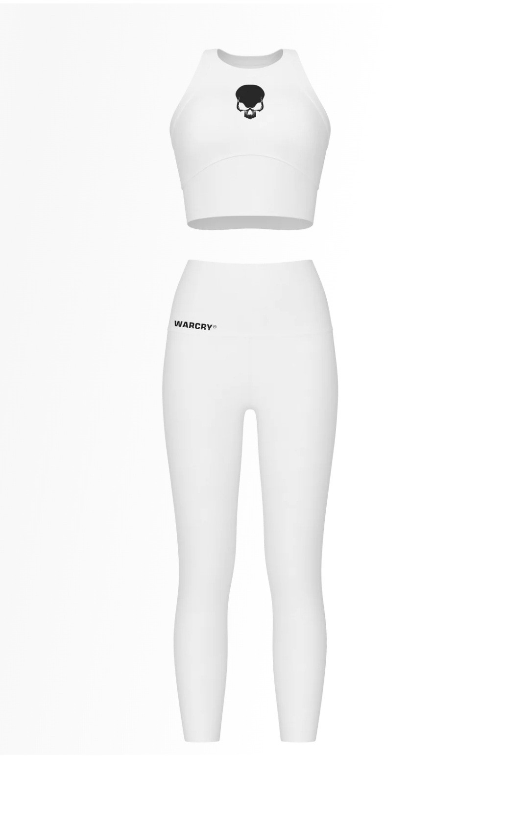 WARCRY Ženski set za trening, Beli