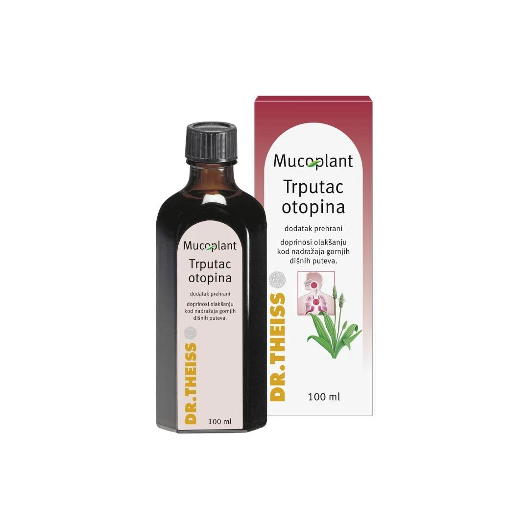 DR.THEISS Sirup za suvi kašalj Mucoplant, Bokvica, 100ml