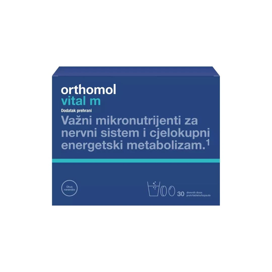 ORTHOMOL Vitamini za muškarce u granulama Vital M, 30 kesica