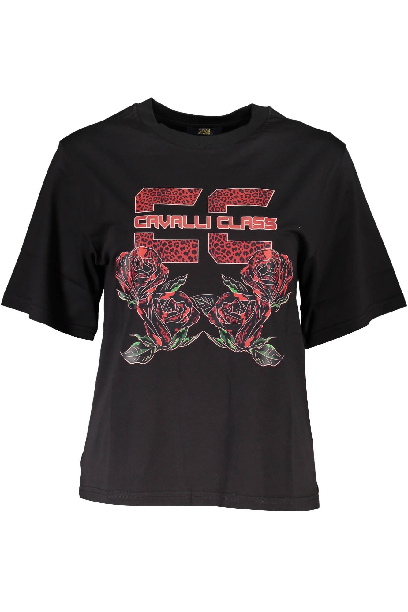 CAVALLI CLASS Ženska majica QXT62F-JD060_NERO_05051, Crna