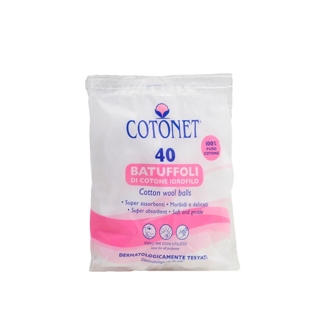 Loptice od vate Cotonet, 40 Tupfera