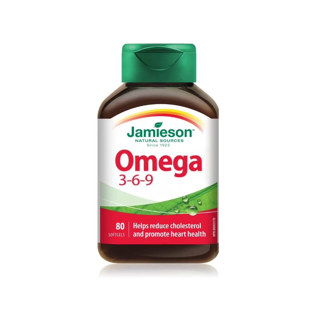 JAMIESON Dodatak ishrani Omega 3-6-9, 80 kapsula