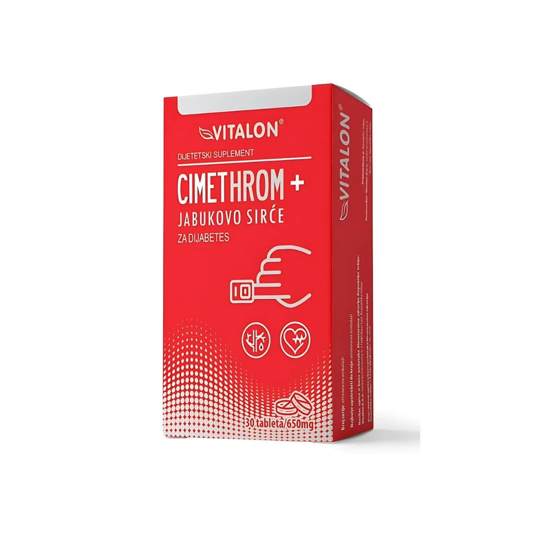 Cimet Hrom + Jabukovo sirće u prahu, 30 Tableta
