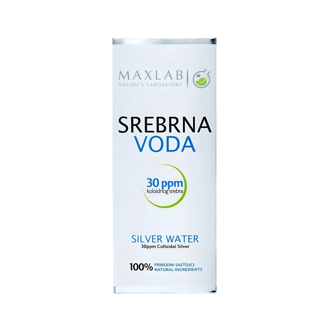 MAXLAB Koloidna Srebrna voda, 30 ppm, 500ml