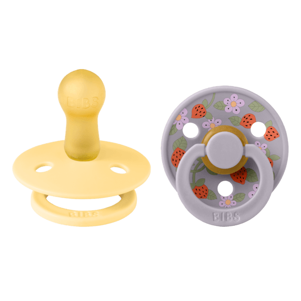 BIBS Liberty Varalica Strawberries and Cream Pale Butter, 6-18m, 2 komada, Šarena