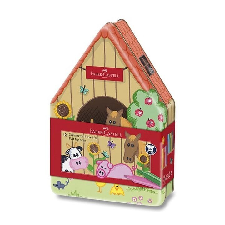 FABER CASTELL Markeri konektora Farm, 18 komada