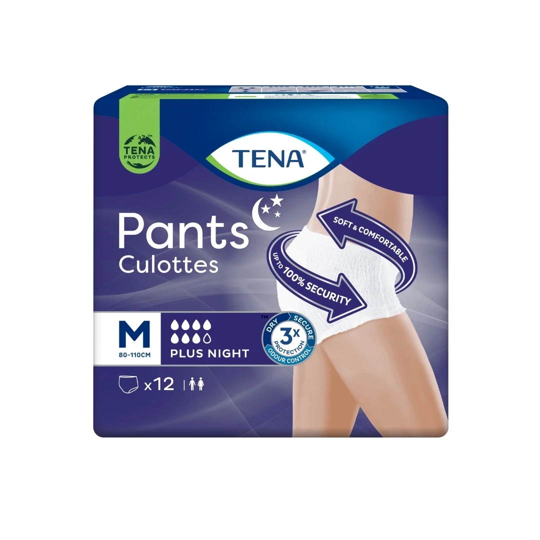 TENA Noćne gaćice za inkontinenciju Pants Culottes, M, 12 komada
