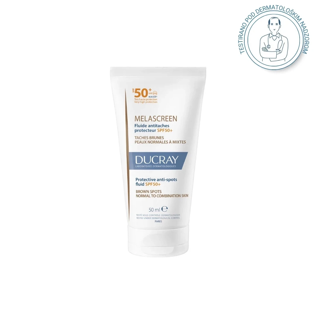 DUCRAY Fluid za hiperpigmentaciju i zaštitu kože od plave svetlosti Melascreen, SPF50+, 50ml