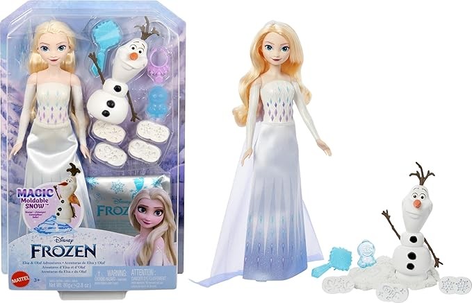 MATTEL Lutka Frozen Elsa i Olaf