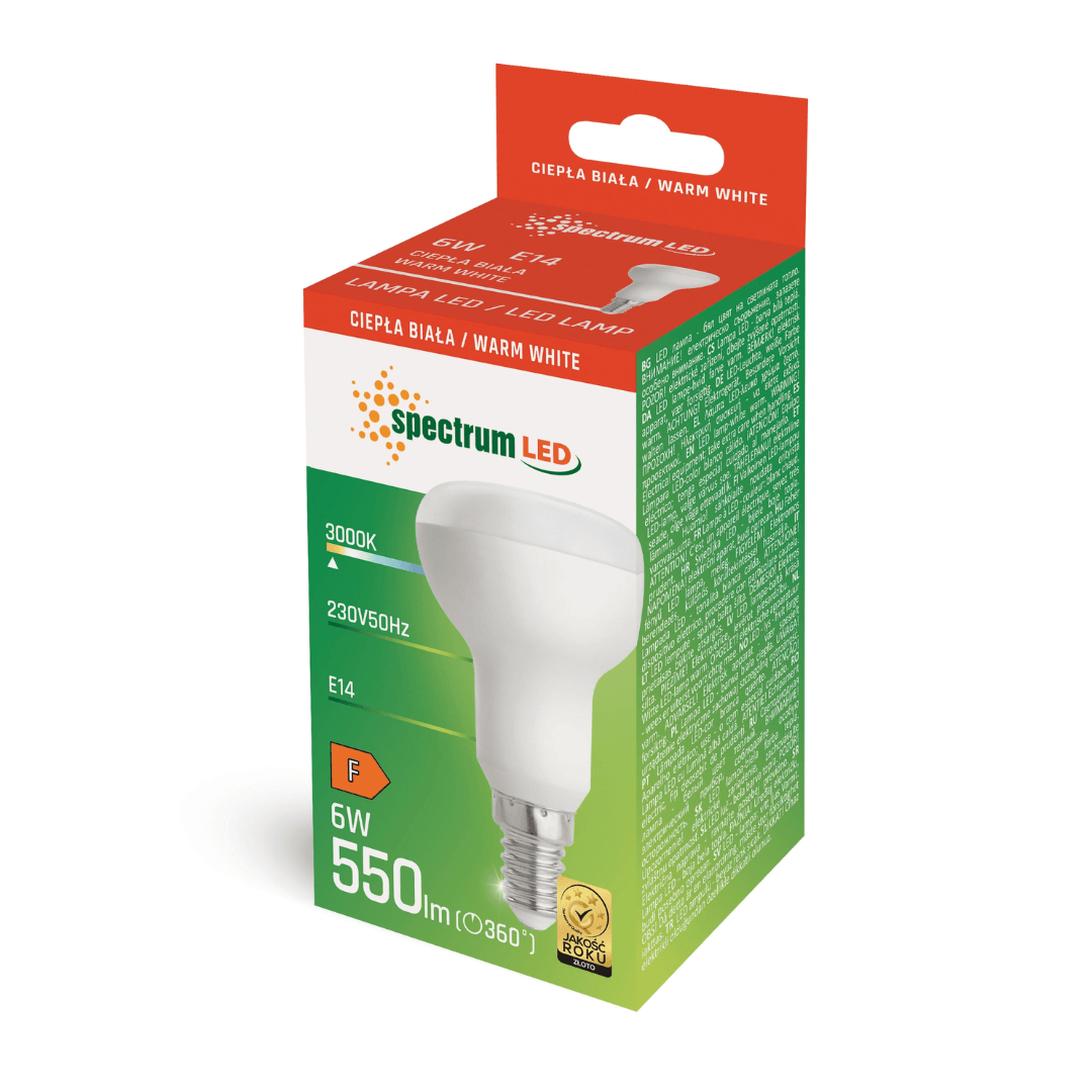 SPECTRUM Sijalica led R50 E14, 6W