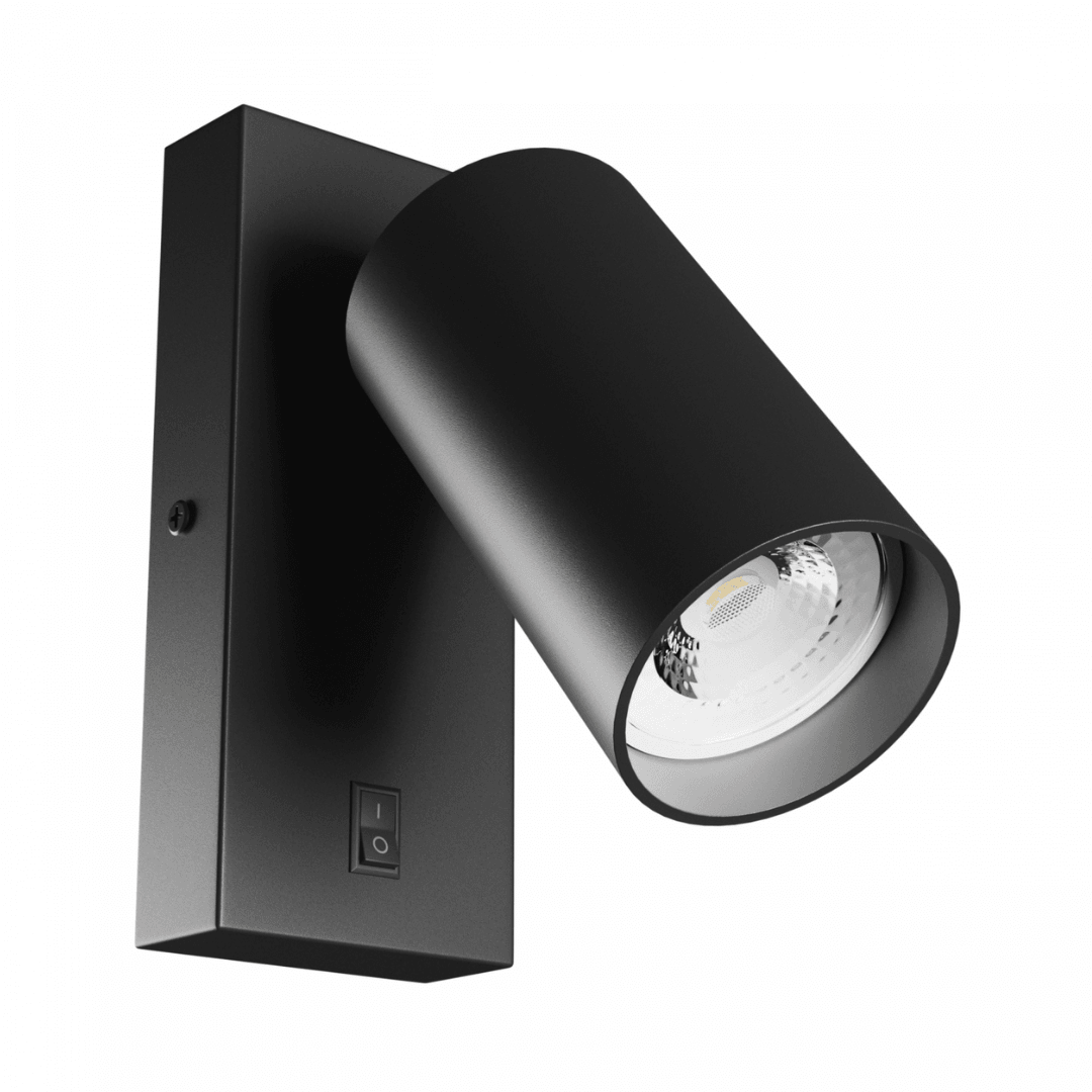 SQUALLA VARIOSA LAMPA+PR.GU10 crna 006022