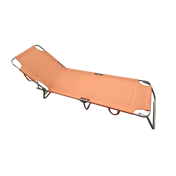 Sklopiva baštenska ležaljka, 24x188x55cm, Narandžasta
