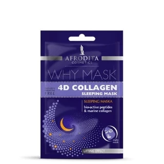 Afrodita Maska za lice 4D Collagen, 2x6ml