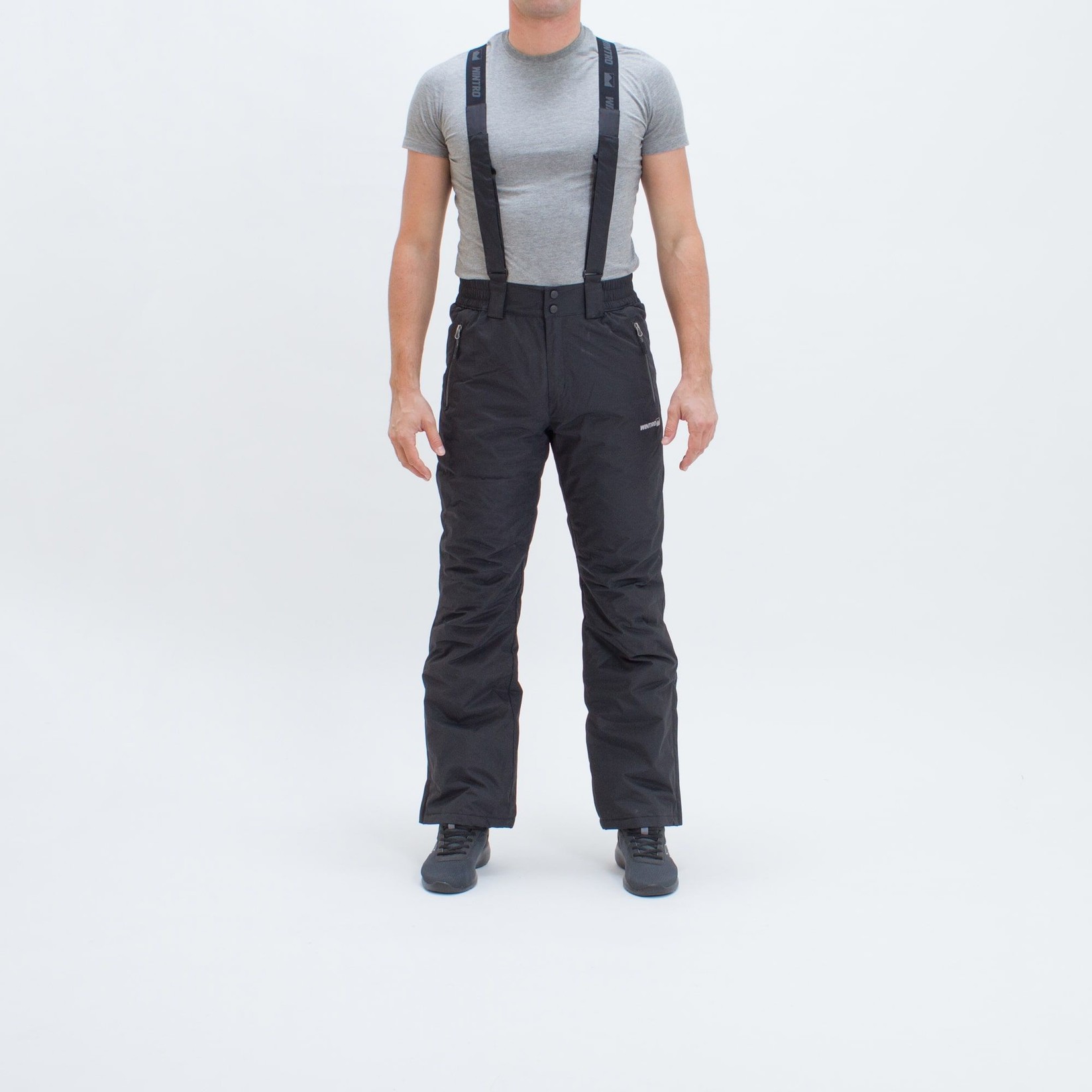 Wintro Muške ski pantalone Brent M, Crne