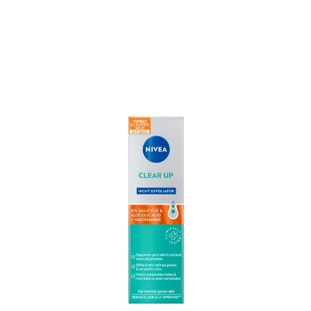Nivea Piling za lice Derma Skin Clear Gel Eksfoliator, 40ml
