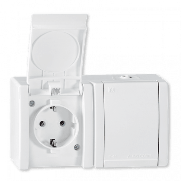 Aling conel OG šuko utičnica 242.00, Dvopolna, Dupla