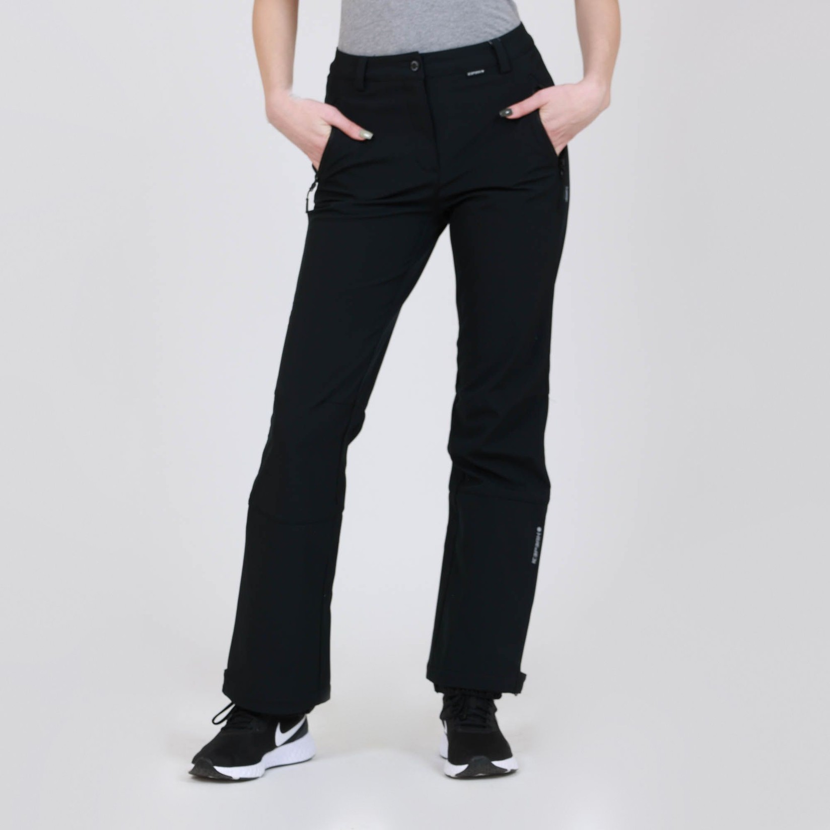 Icepeak Ženske ski pantalone Frechen W, Crne