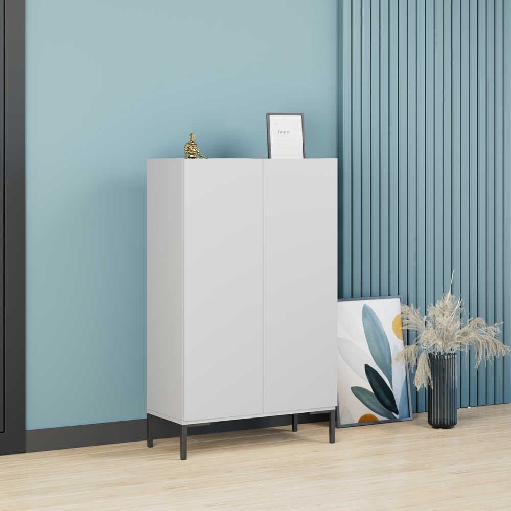 Hanah Home Višenamenska komoda Shc-820-Dd-1, 72 x119 x34 cm, Bela