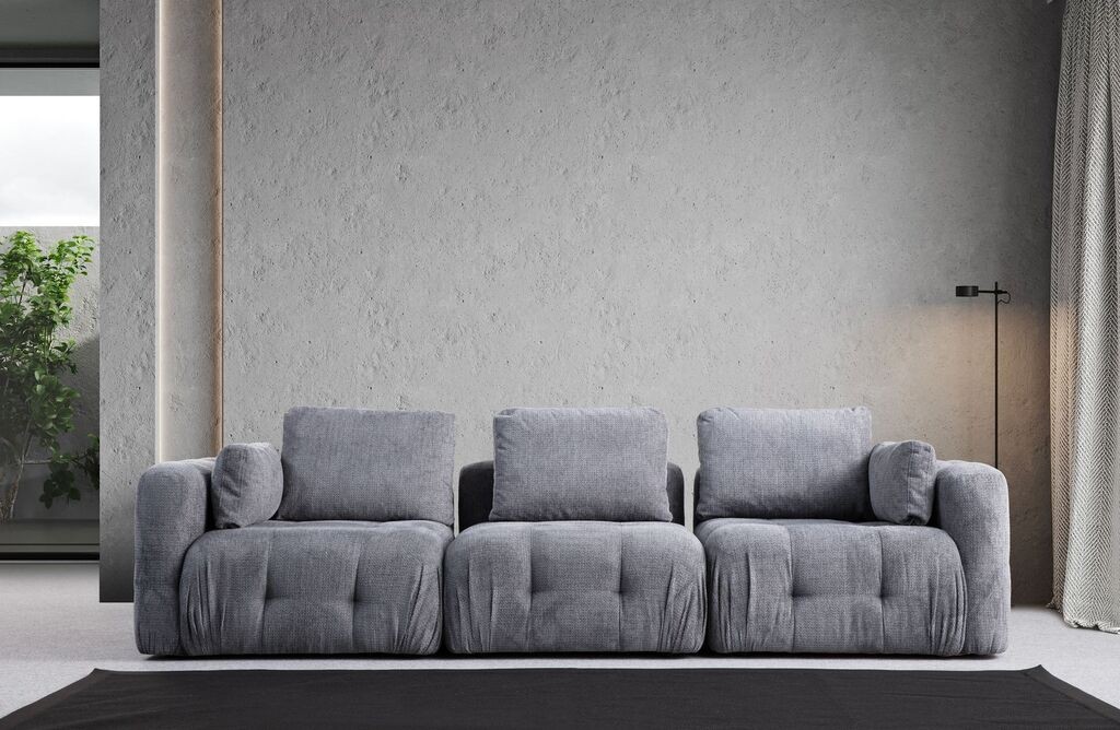 Atelier del Sofa Trosed Amaris, 290x100x65 cm, Sivi