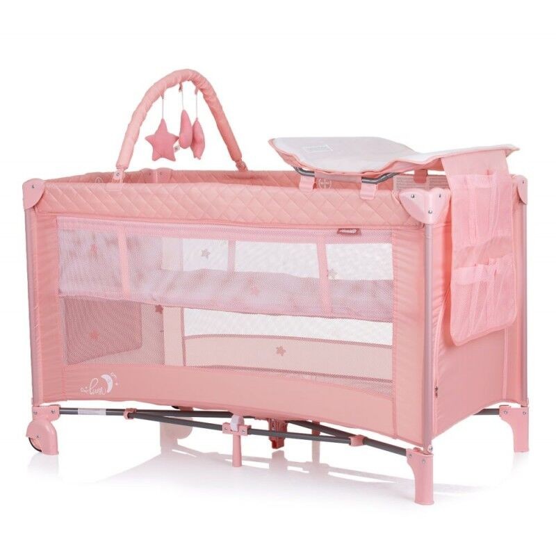 Chipolino Prenosivi krevetac Luna Flamingo, Roze