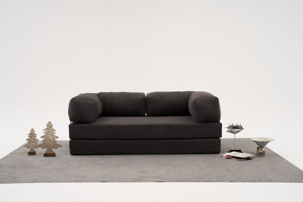 Atelier del Sofa Trosed Comfort, 190x75x95 cm, Antracit