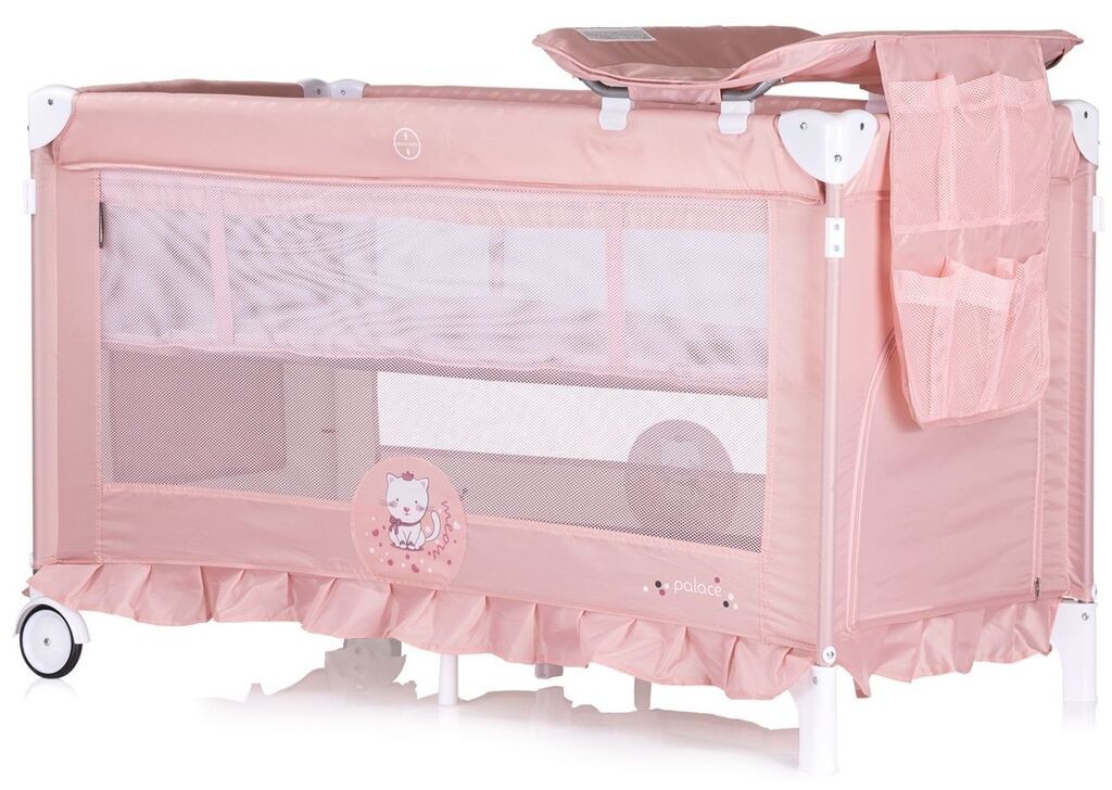 Chipolino Prenosivi krevetac Palace cat, Roze