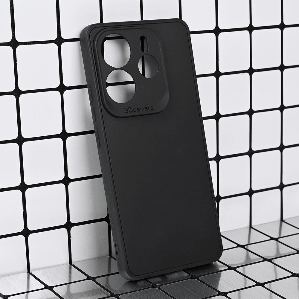 Maska za Xiaomi Redmi Note 14 5G 3D Camera, Crna