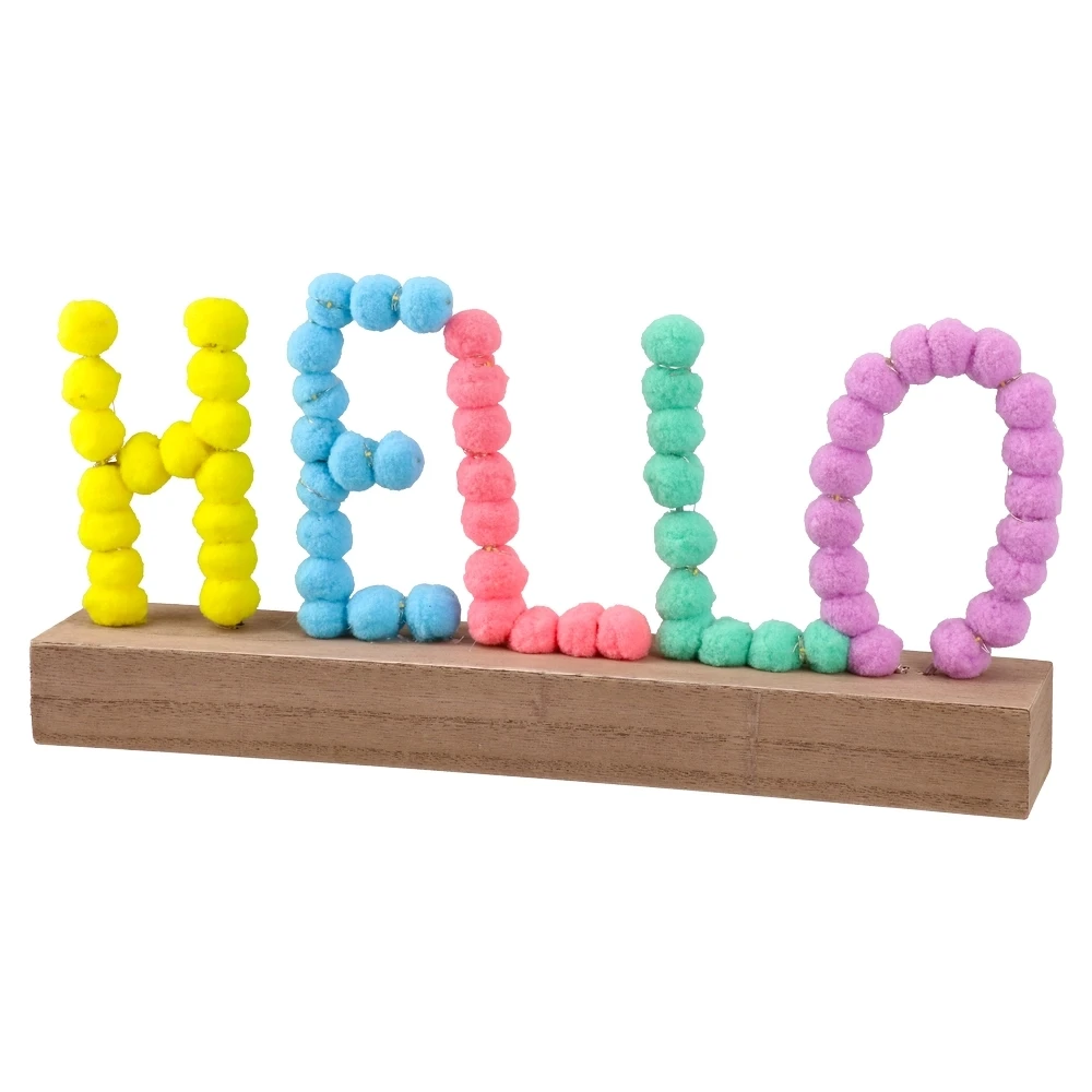 Takk Lumino Svetleći natpis Hello, Šareni